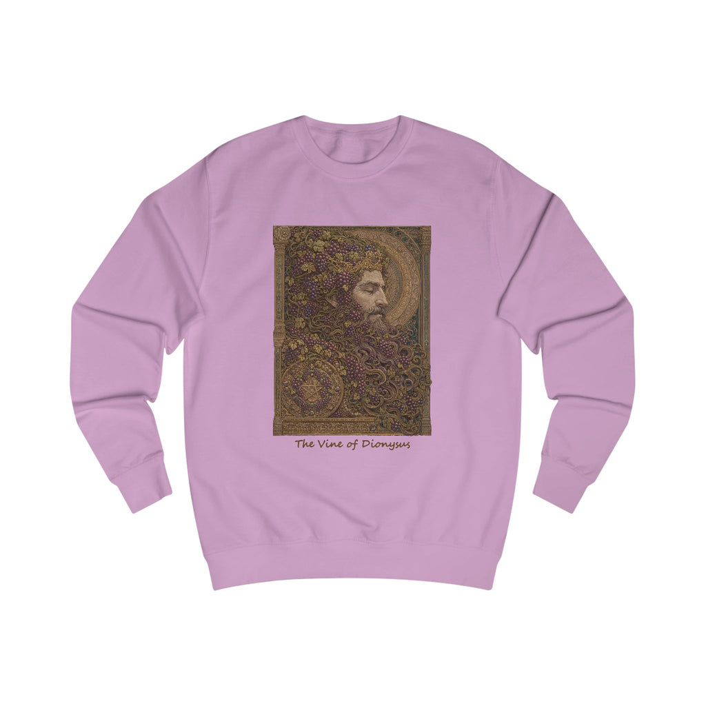 Greek God Dionysus Sweatshirt — "Vines Of Dionysus" Mythology Art Crewneck