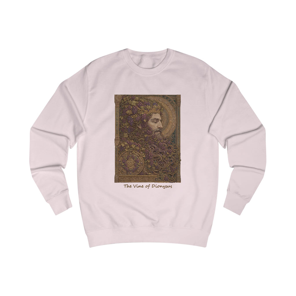 Greek God Dionysus Sweatshirt — "Vines Of Dionysus" Mythology Art Crewneck