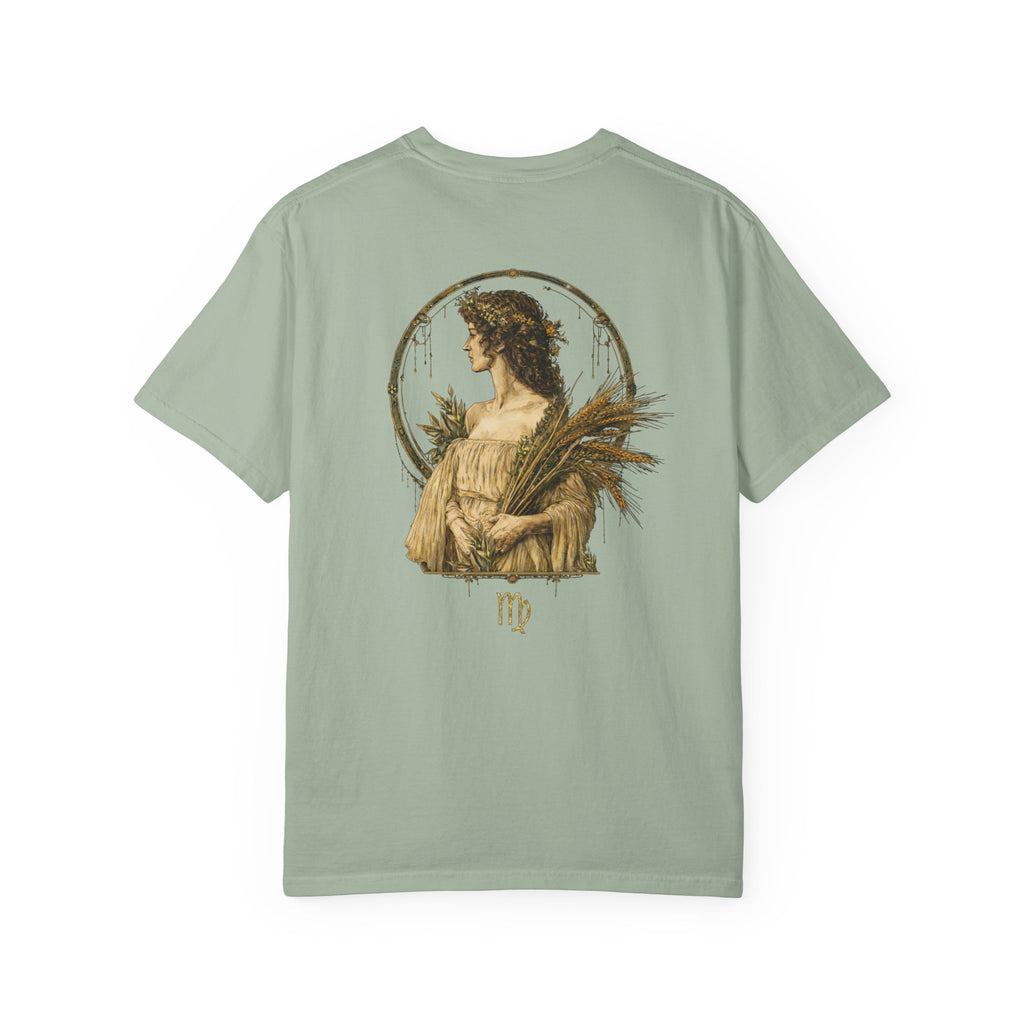 Zodiac Virgo T-Shirt — Horoscope Astrology Wheat Maiden Tee