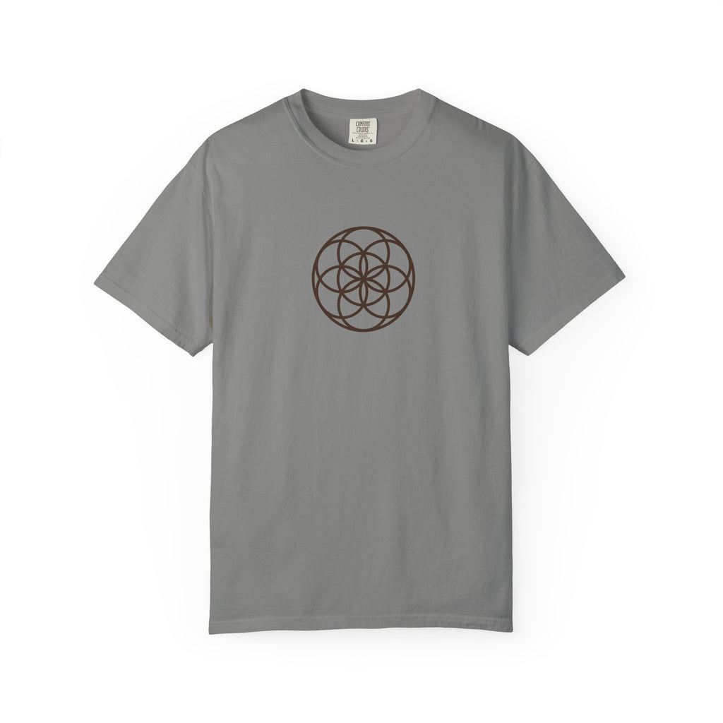 Seed of Life Sacred Geometry T-Shirt — Geometric Diagram Art Tee