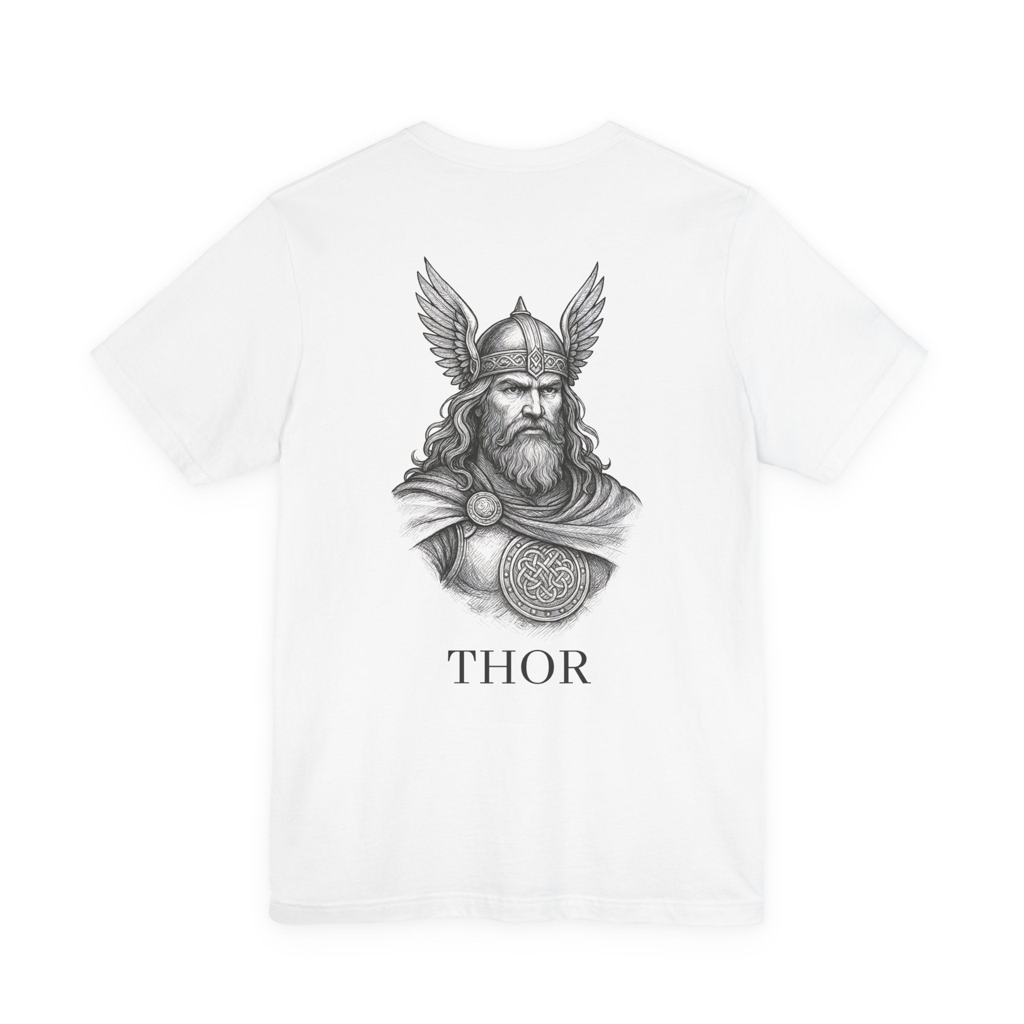 Thor Norse God T-Shirt - Viking Mythology Art Tee