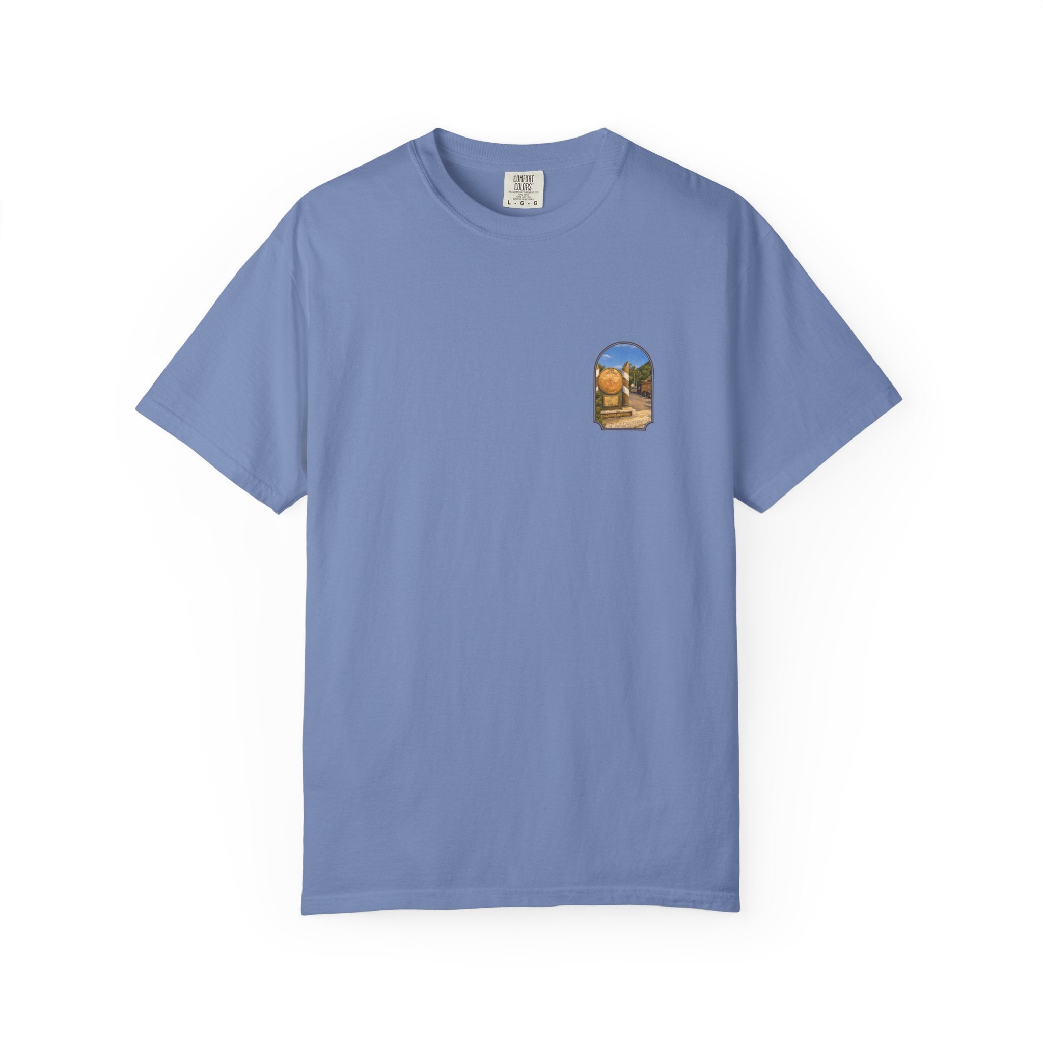 Gibraltar Pillars of Hercules T-Shirt | Premium Garment-Dyed Cotton Tee