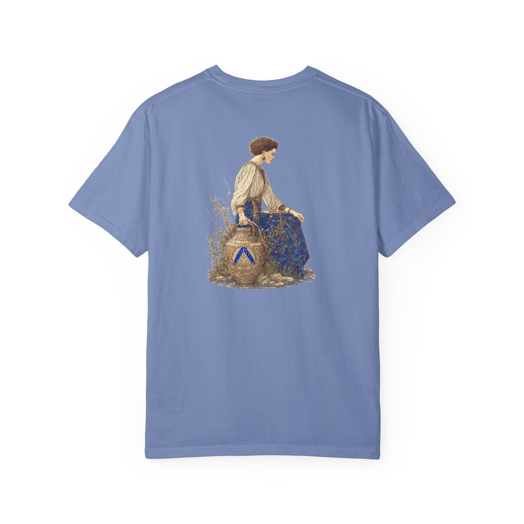 Zodiac Aquarius T-Shirt — Premium Horoscope Art Aquarius Astrology Tee