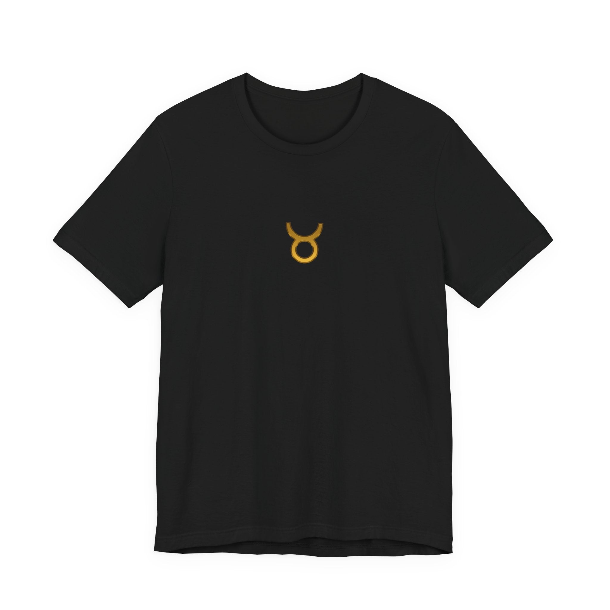 Taurus Zodiac Tee — Minimal Gold Symbol Shirt