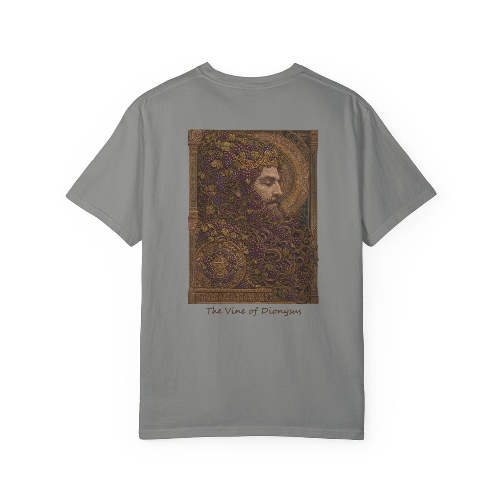 The Vine of Dionysus T-Shirt — Greek God Mythology Art Tee | Dionysus Graphic