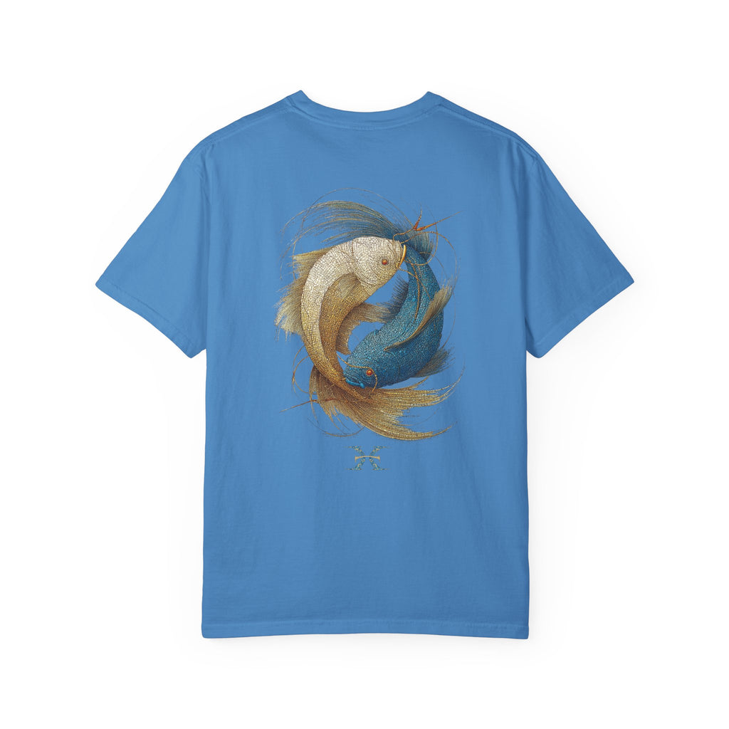 Zodiac Pisces T-Shirt — Premium Horoscope Art Pisces Astrology Tee