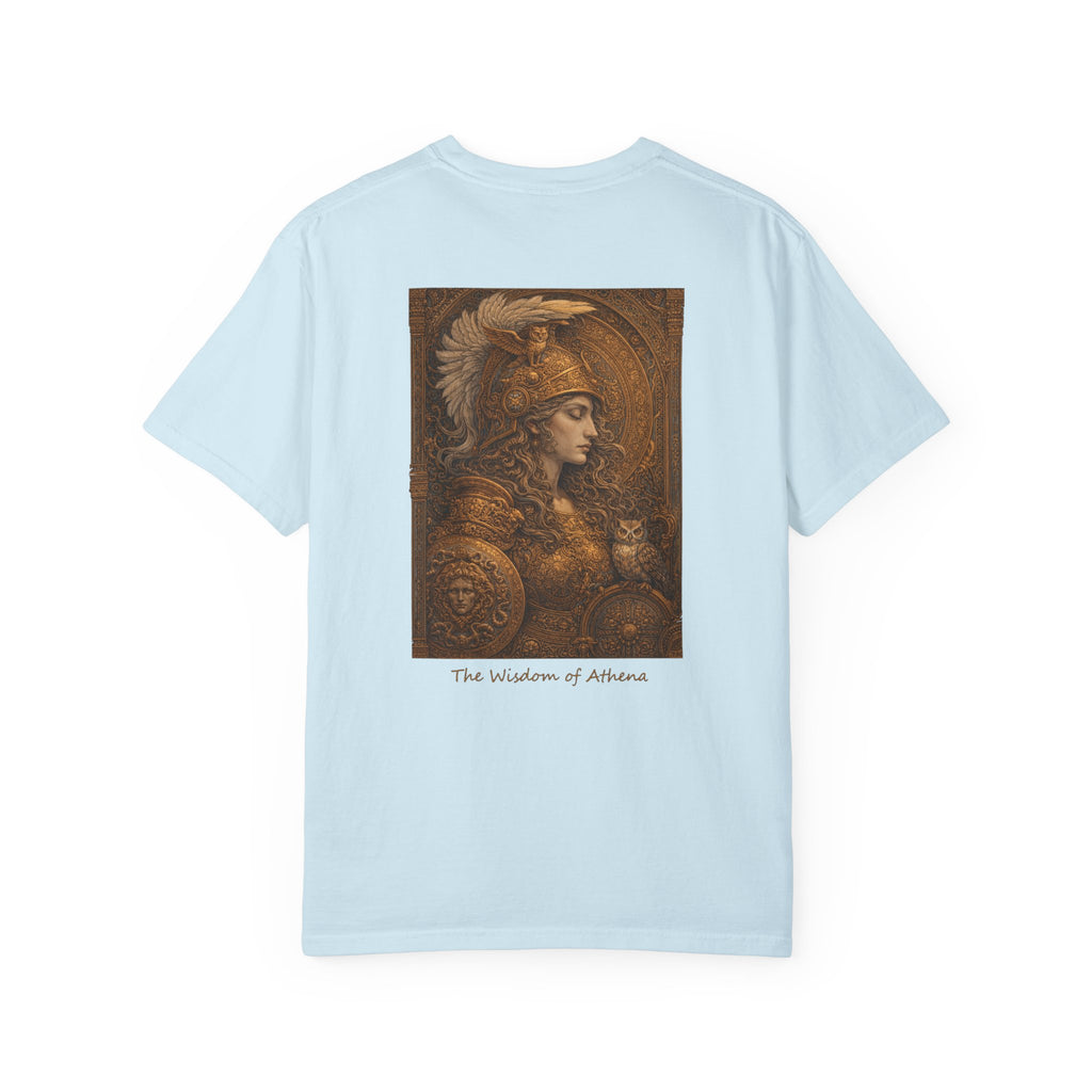 The Wisdom of Athena T-Shirt — Greek Goddess Mythology Art Tee | Athena Wisdom