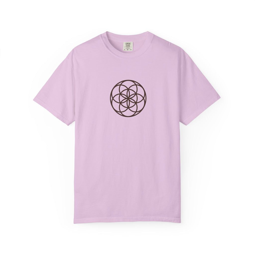 Seed of Life Sacred Geometry T-Shirt — Geometric Diagram Art Tee