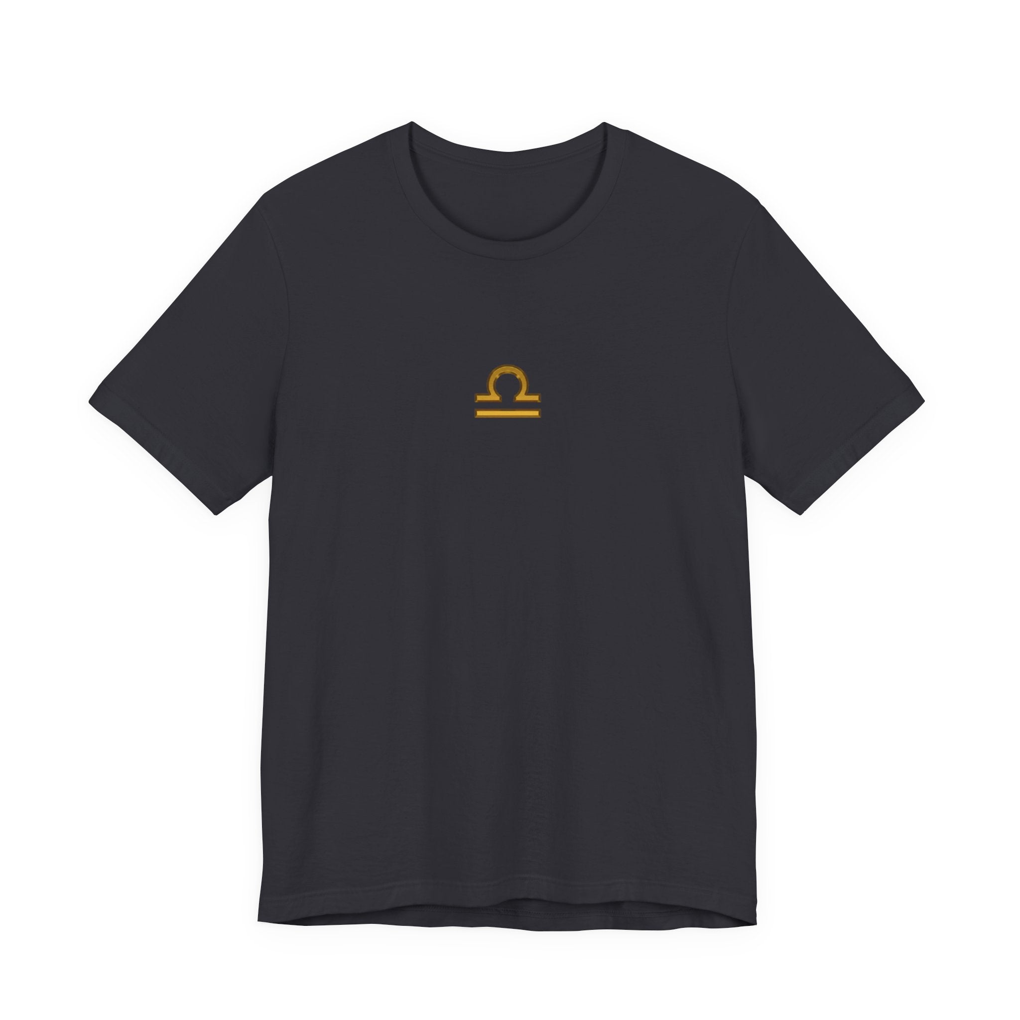 Libra Zodiac Tee — Minimal Gold Symbol T-Shirt